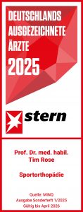Stern-Siegel Deutschlands ausgezeichnete Ärzte 2025 Sportorthopädie